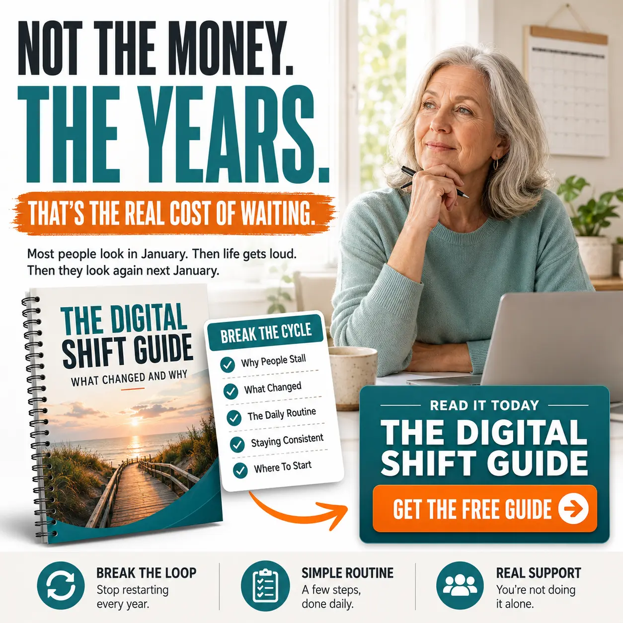 Not the money. The years. The real cost of waiting ad